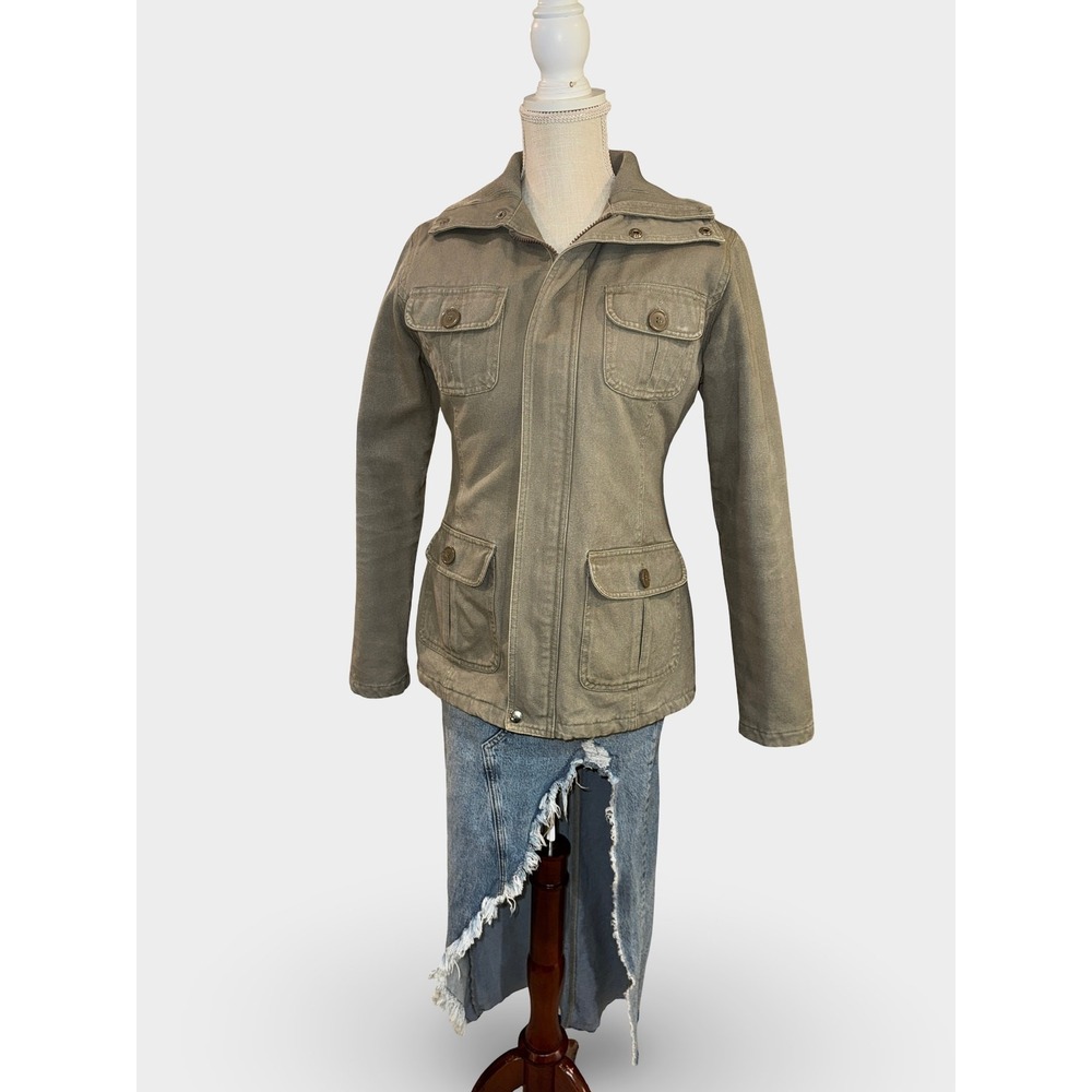 Vintage Atmosphere Duck Canvas Cotton Utility Jacket Size 10